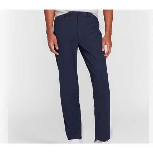 VRST Mens 30x32 Black Commuter 2-Way Stretch Athletic Pant Office Career Trouser - Picture 7 of 9